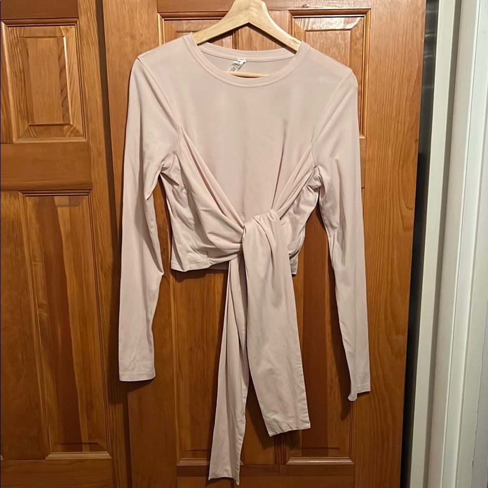 Lululemon Long Sleeve Tie-Front Top